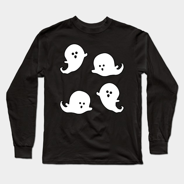 Ghost- Halloween Lover Sticker pack Long Sleeve T-Shirt by My Bright Ink